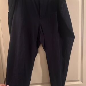 Women's Lands' End Starfish High Rise Pintuck Ankle Pants